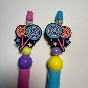 Colorful Lollipop Pen Set